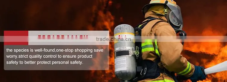 Emergency air breathing apparatus aluminium fire escape mask for sale