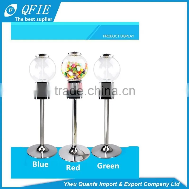 High quality small aluminium alloy coin-operated vending machines for 32mm bouncy ball or 32mm capsules