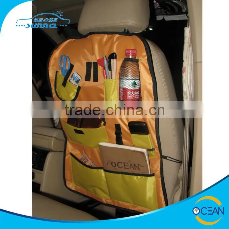 Colorful Car Organizer Bag , Seatback Tidy Bag for Baby and Kids