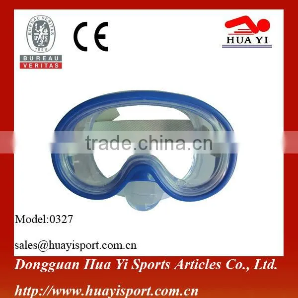 Scuba diving equipment gear kids PVC diving glasses colorful mask