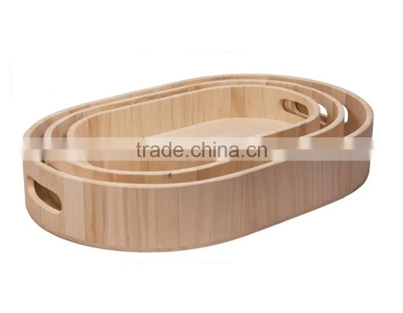Natural wood tray, custom wood serving tray