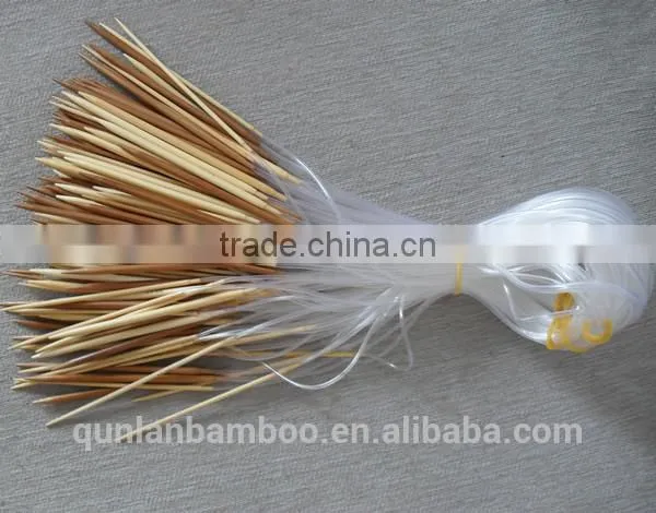 Natural And Carbonized Color Circular Bamboo Knitting Needle