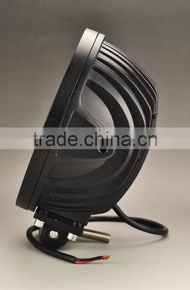 70w Round Car LED Driving Lights Retractable LED Work Light 70W