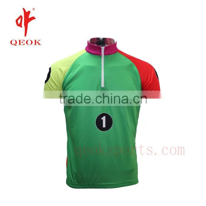 Customized sublimation printing cycling jersey