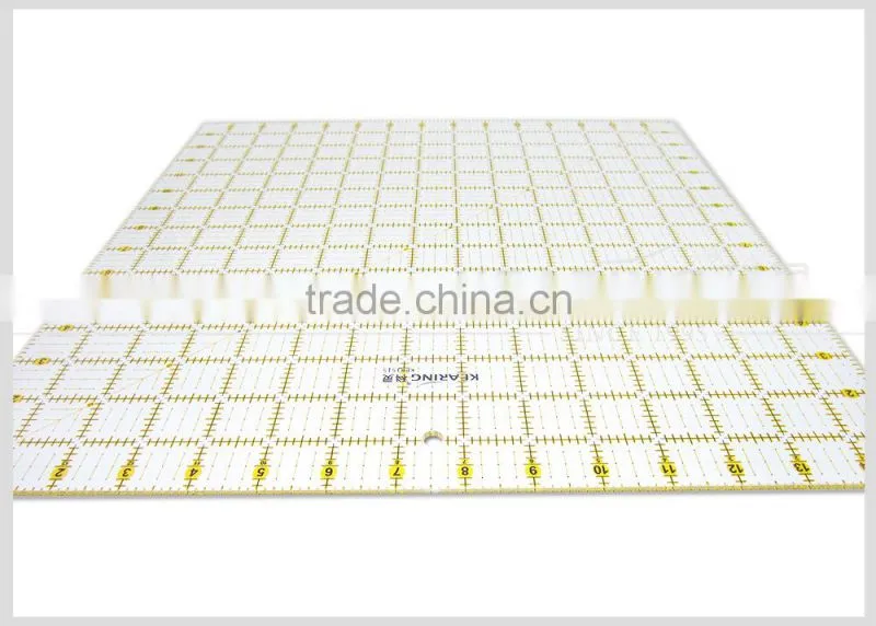 Acrylic sewing ruler in 16cm*16cm 3mm thicklness #KPR1616