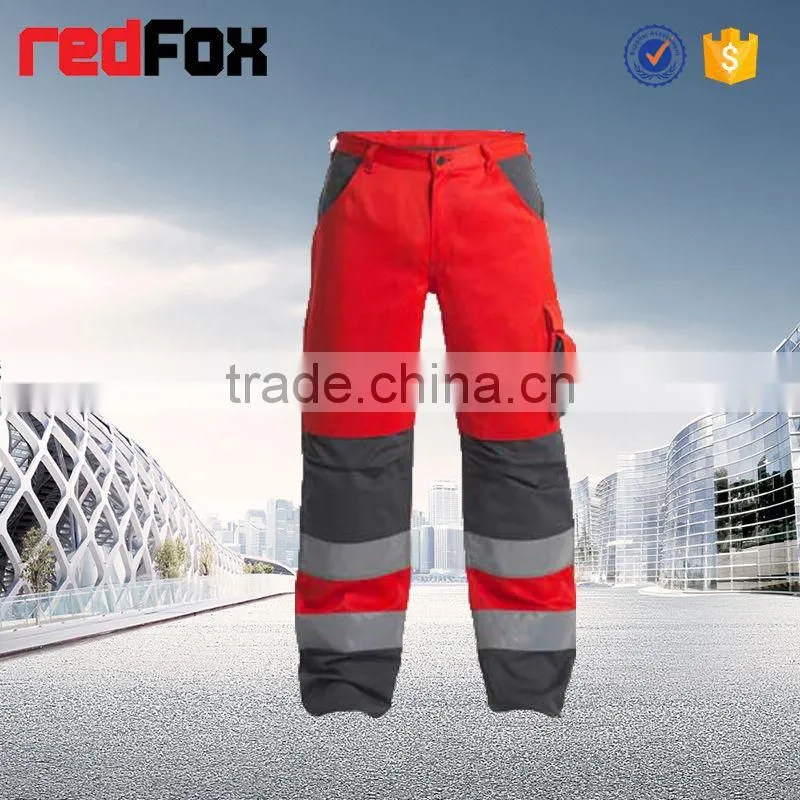 High Visibility 2-Tone Polycotton Work Trousers