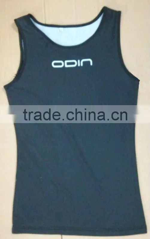 2014 Sublimated Printing Running Tank, Custom Women and Men Cut Running Singlets