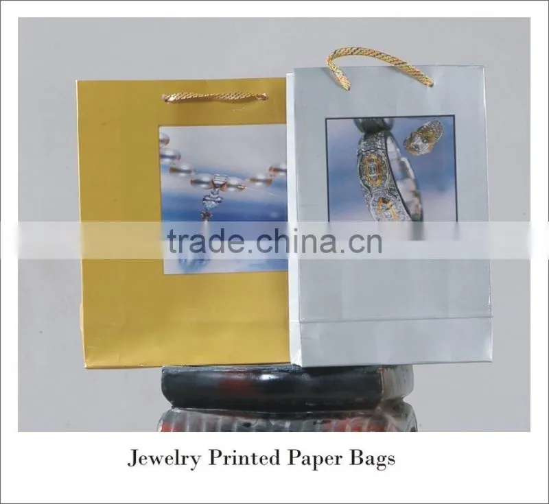 Paper Shopping Bags with Hot stamping