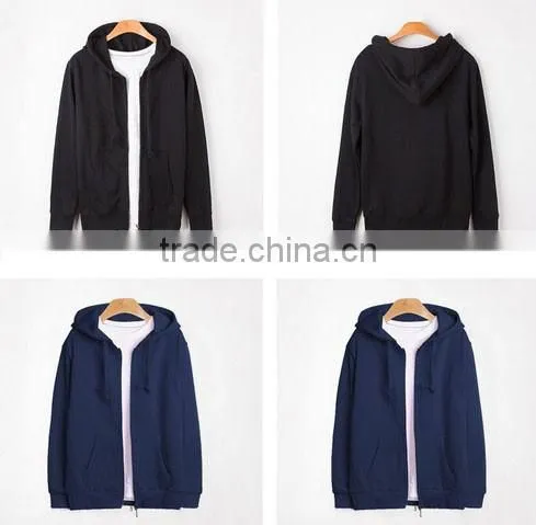 Good quality hot sale fashion China wholesale custom men rubgy zipper hoodies