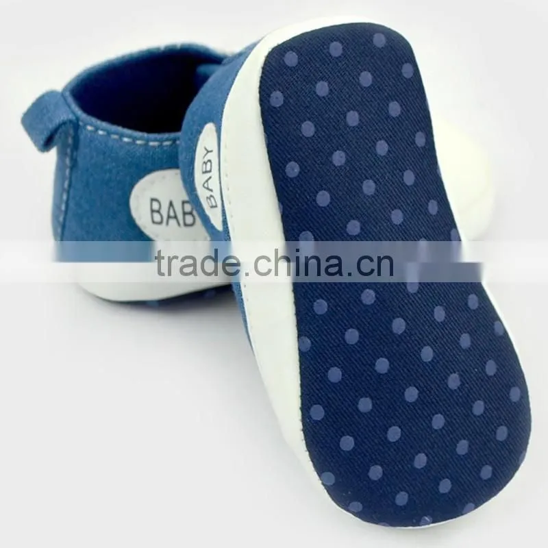 Denim Color Point Baby Girls Prewalker Shoes Buster Brown Baby Walking Shoes LBF2015122304