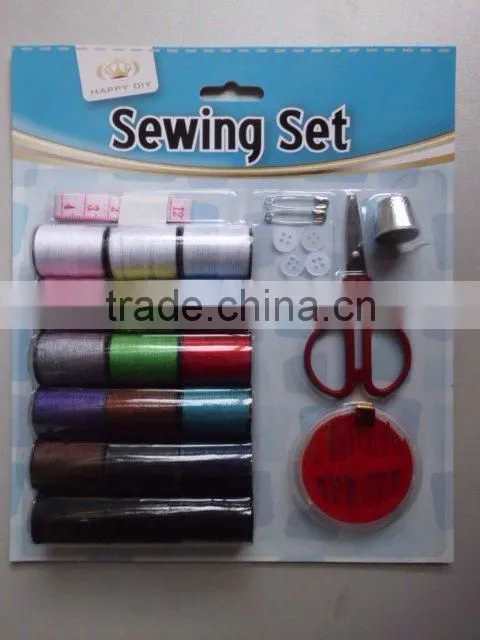 Portable sewing set / mini sewing kit / leather sewing kit