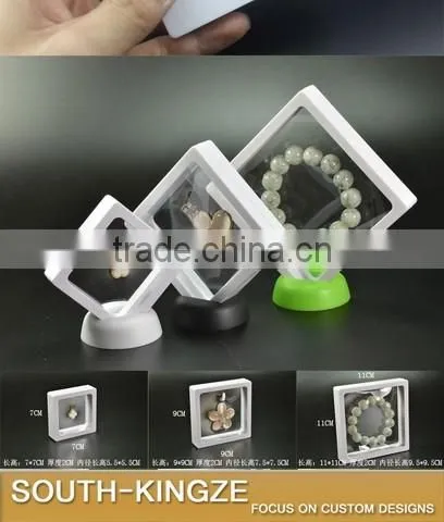 2016 New Product White ABS Square Jewelry/Earring/Bracelet/Necklace Display Frame