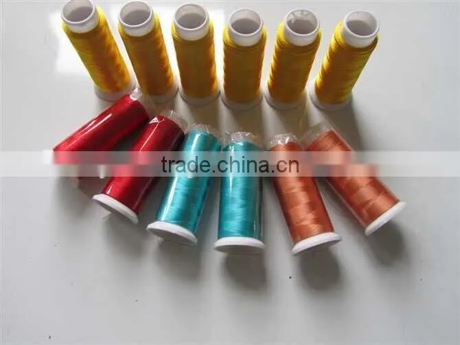 100% polyester high tenacity embroidery thread