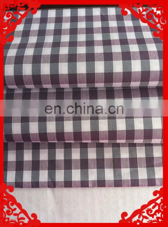 2014-2015 fashion latest new Italy design pattern 100%cotton cvc t/c y/d dyed check orange fabrics
