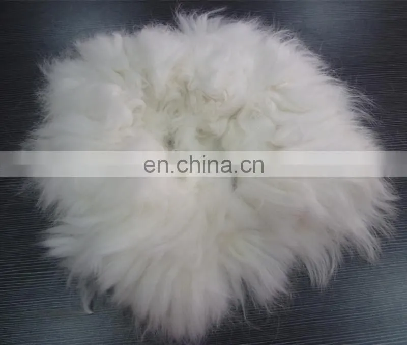 Fine fiber natural color 100% tussah silk roving