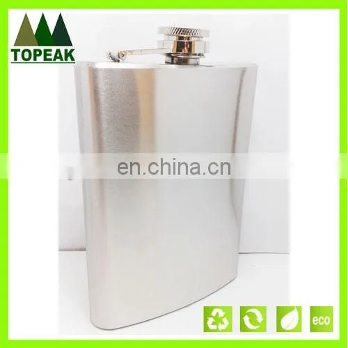 8 oz Men's Stainless Steel Hip Flask Wine Pot Flagon Outdoor Travel drink wine bottle Hip Flask
