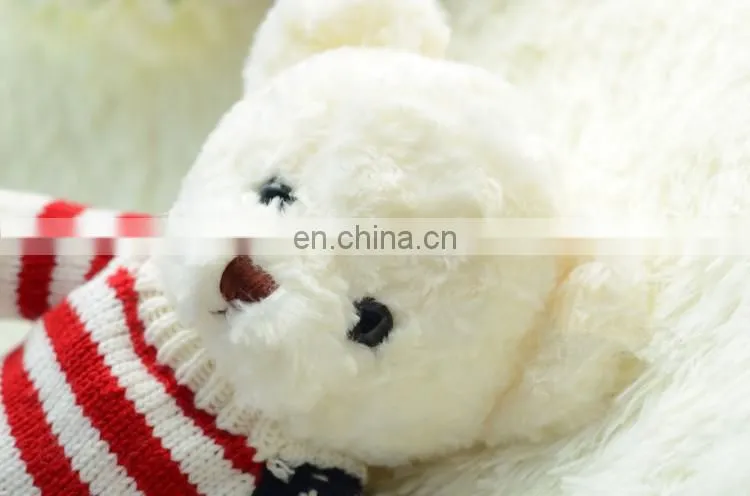 Brown and White Custom Plush Toy Teddy Bear
