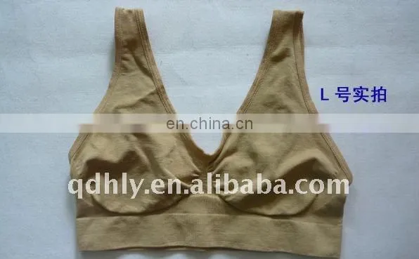Hot selling girl seamless AHH bra sexy sports bra