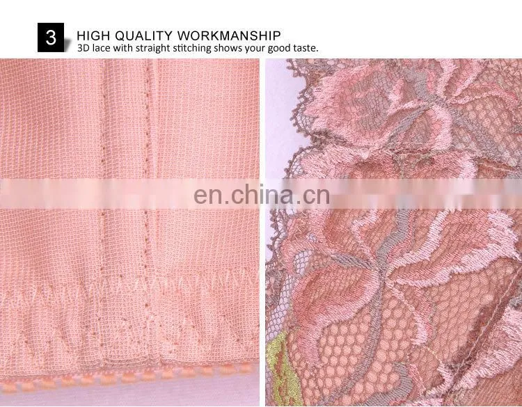 Hot Selling Pretty Pattern Female Spandex Hot Sell Sexy Madam Bra Underwear