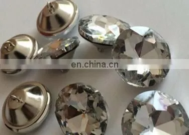 Round Crystal Glass Buttons Copy Diamond Button pull Buttons Rhinestone Sofa crystal decorative Diamond