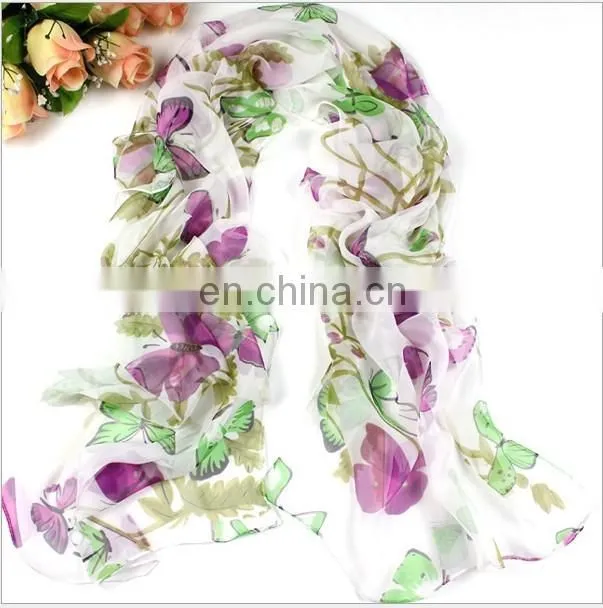 2014 hot fashionable chevron polyester women scarf
