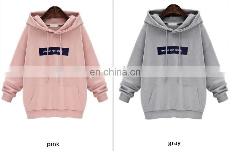Clothing Factory China Supplier Crewneck Sweatshirt Women Dropped Shoulder Cotton Sweatshirt