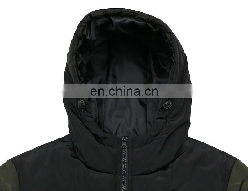 Men's OEM high quality winter jacket , man jacket winter 2016 with hood