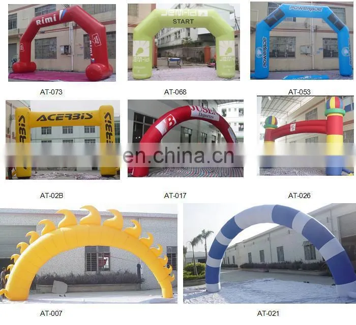 2017 Hot Selling Cheap Custom Inflatable Arch , Inflatable Finish Line Arch
