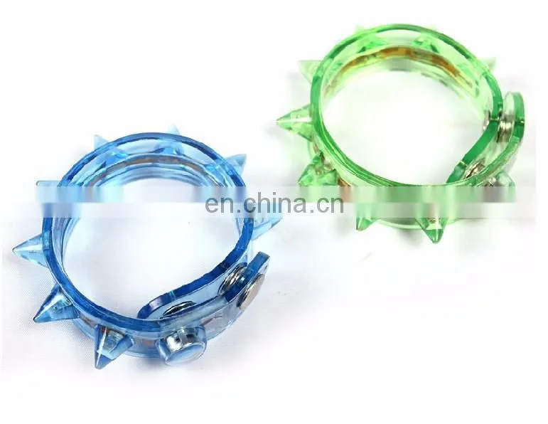 punk lighting up bracelet for concert/punk party led flashing bracelet