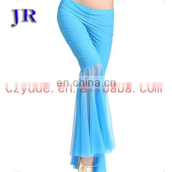 Sexy beautiful net cloth and crystal women belly dance costume pants K-4023#