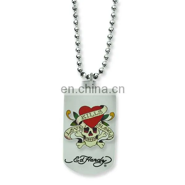 Stainless steel identification personalized dog tags