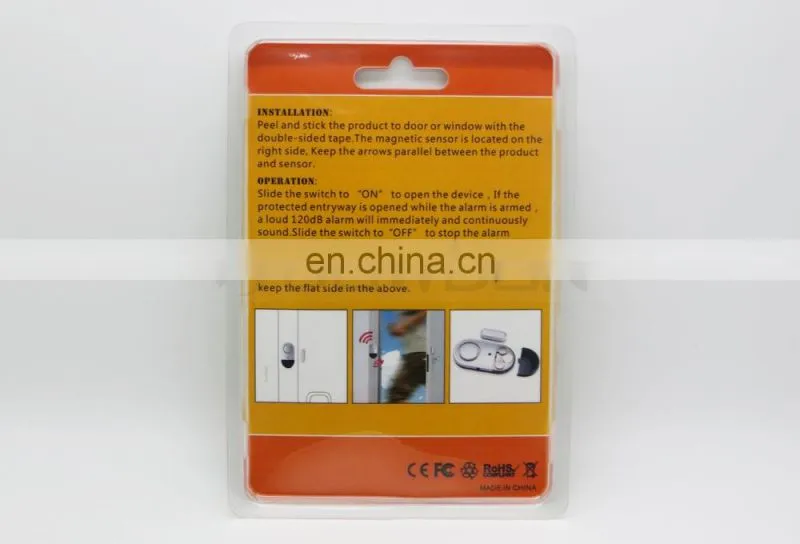 Magnetic Door Window Alarms Anti Theif Alarm with on/off Switch