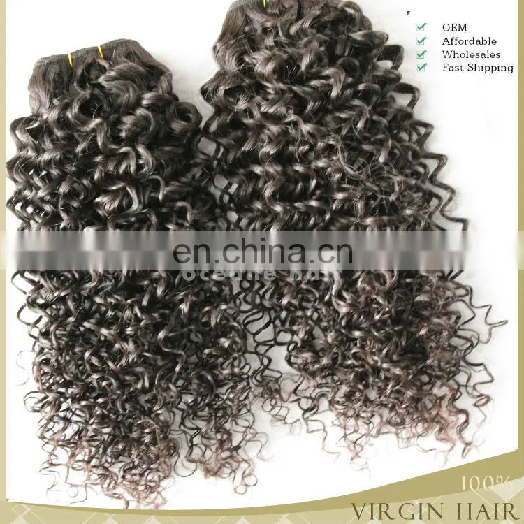 New style durable natural hotsale peruvian deep curly wavy remy hair