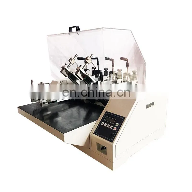 4 Stations Shoelace Tester Shoelace Abrasion Resistance Shoelace Rubbing Tester