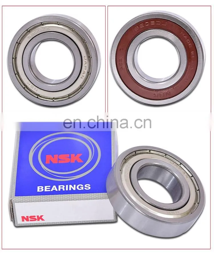 high precision motor used nsk 6006 6202dw deep groove ball bearing
