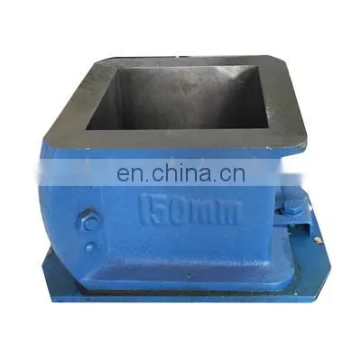 Two Part 100mm 150mm 150x150x150 Cube Plastic Cast iron Test Mould for Concrete Test