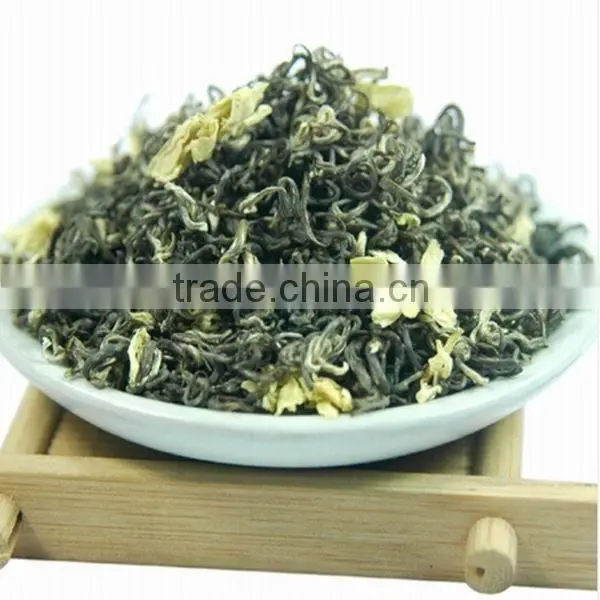 2015 famouse new jasmine green tea, natural jasmine green tea, jasmine flower flavor herbal tea