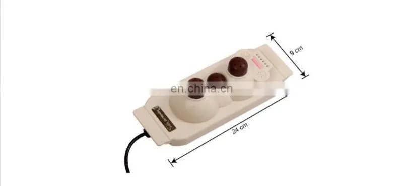 C-200 3 ball tourmaline stones and ABS projector germanium prostate massage device