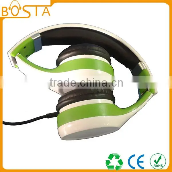 Simple stylish customized colors cool children's comfortable foldable headphone for sale