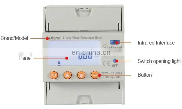 ADL100-EY Single Phase Prepaid Energy Meter