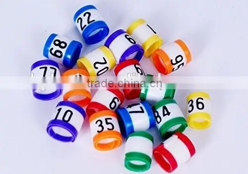 Plastic Bird Leg Ring for pigeon chicks bantam poultry