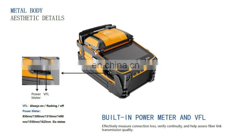 AI-9 High Precision Portable Optical Fiber Fusion Splicer