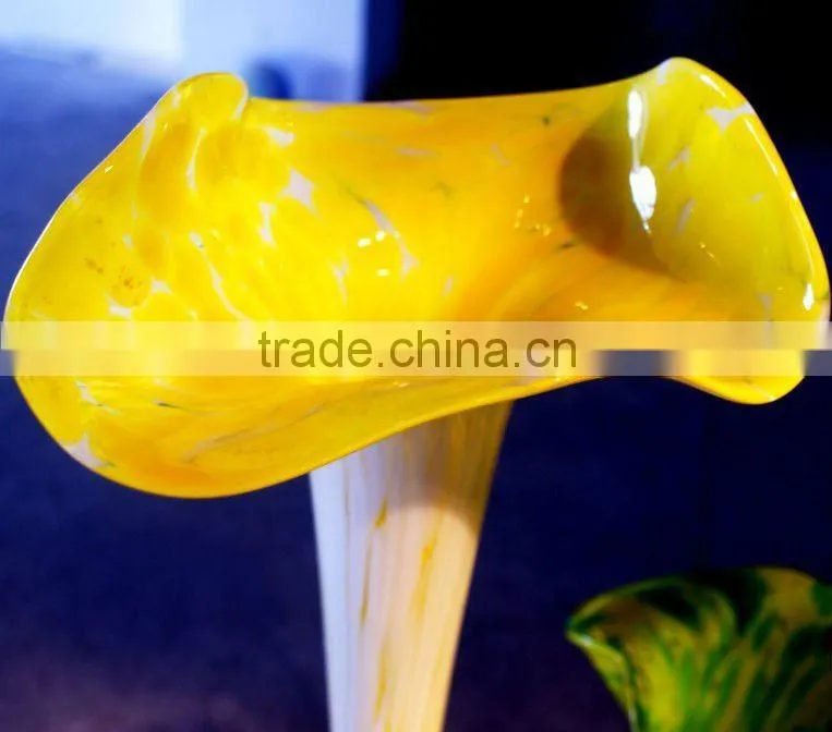 Handmade Decorative Murano Glass Flower for Garden