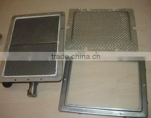 Infrared honeycomb ceramic plate for burner