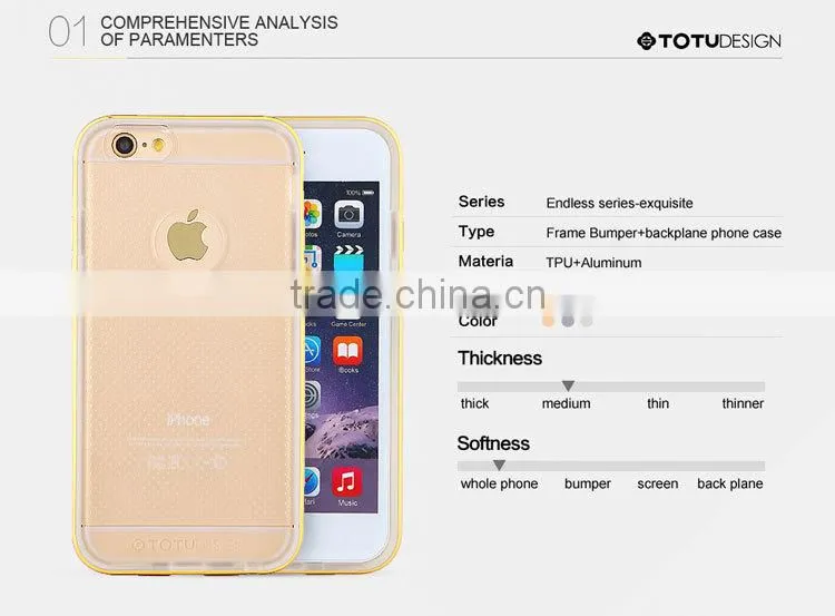 for iPhone6 Case TOTU Luxury High Quality China Mobile Phone Case