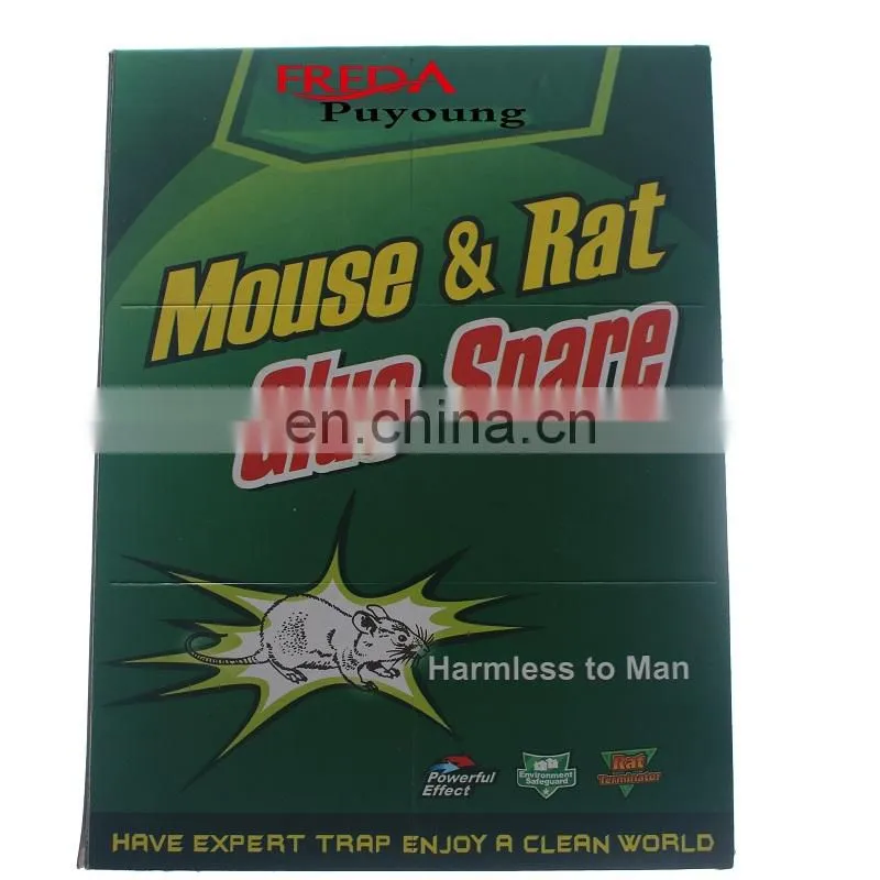 Non Poisonous Mouse & Rat Glue Snare Green Board Glue Trap for Rats