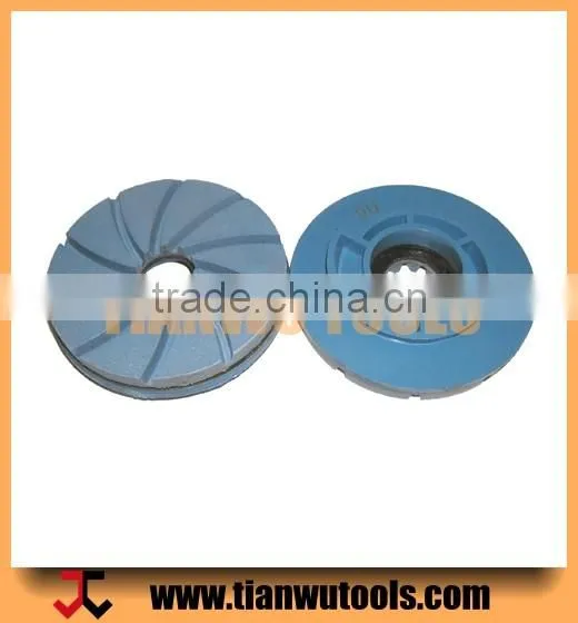 Resin diamond edge profiling tools for marble and granite