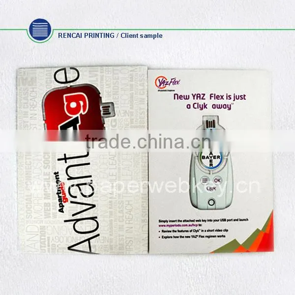 Cheap high quality promotion gift , Paper usb webkey China factory