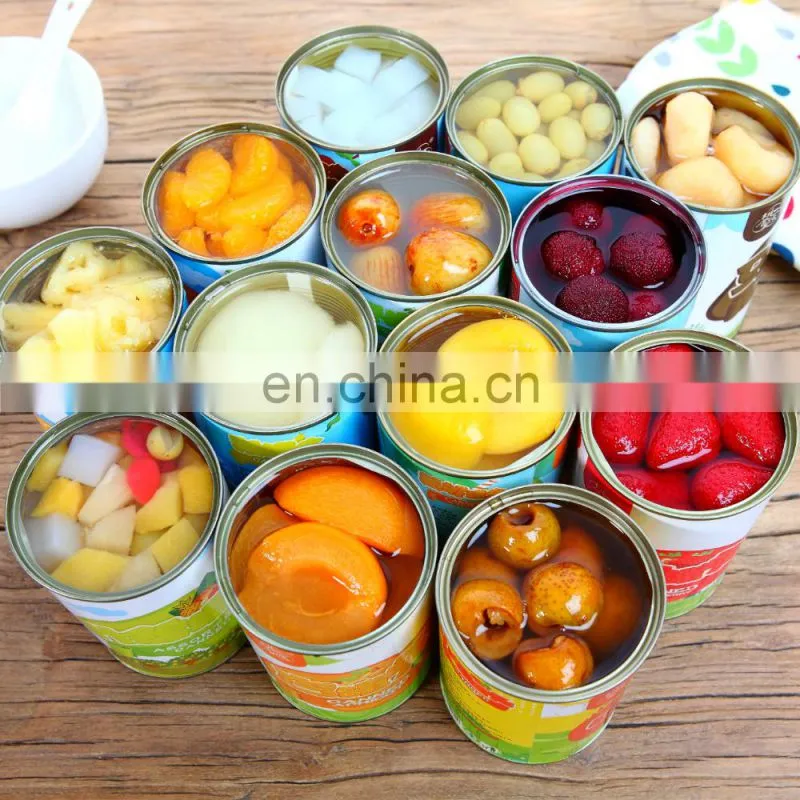 Shanghai Factory Automatic industrial canned fruit ginaca pineapple canning machine processing plant production line