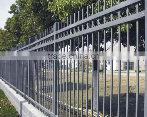 Ornamental and security steel fence for residence
